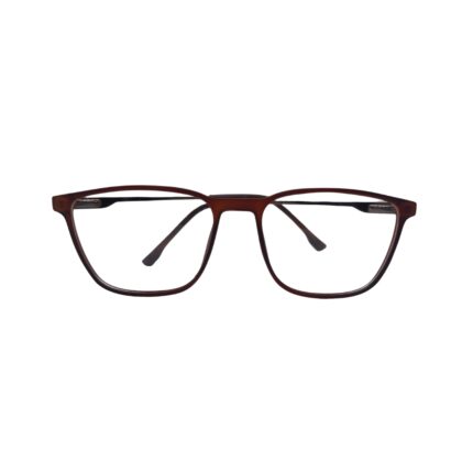 INSIDE TR90 Lightweight Brown Eyeglass Frame